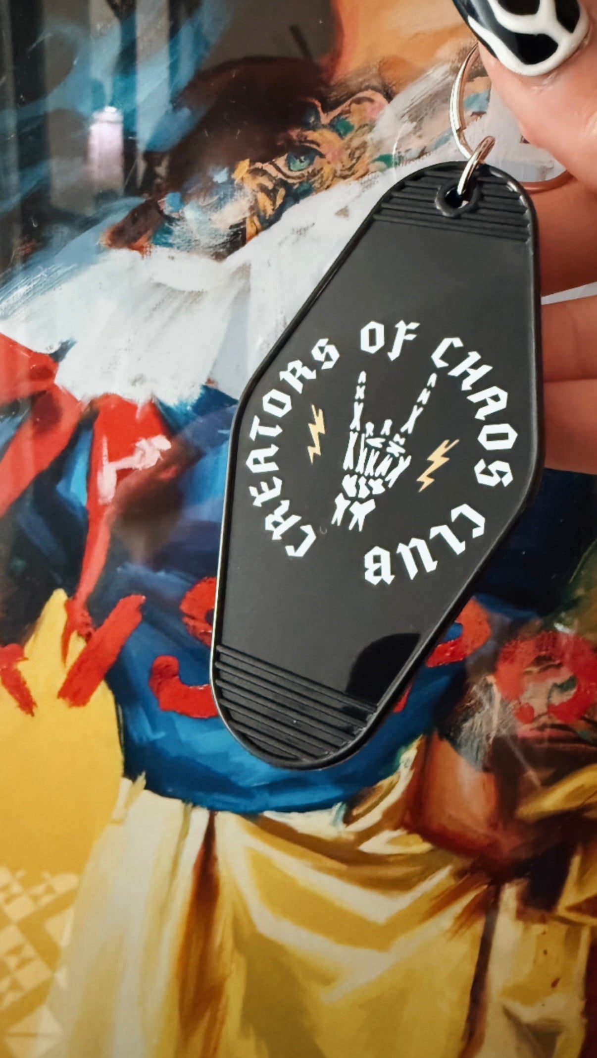 Creators Of Chaos Club Motel Keyring