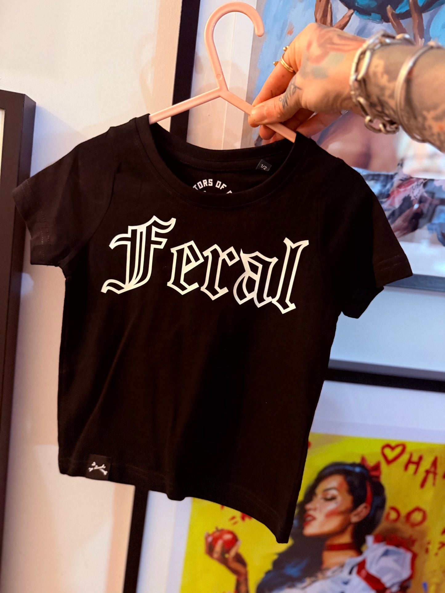 Feral kids t shirt