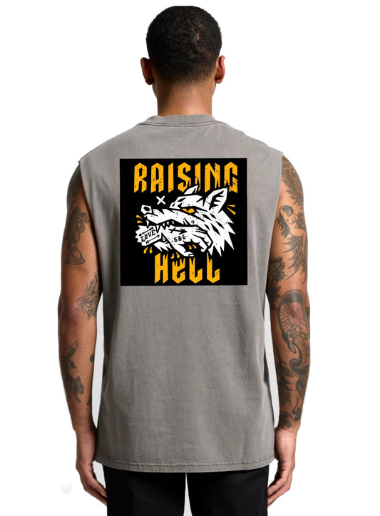 Three Sixes Apparel raising hell heavy vest