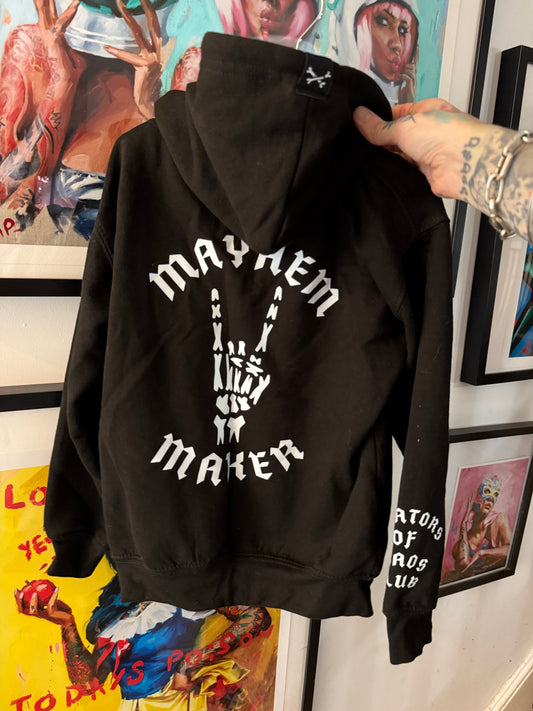 One off kids zip up hoodie