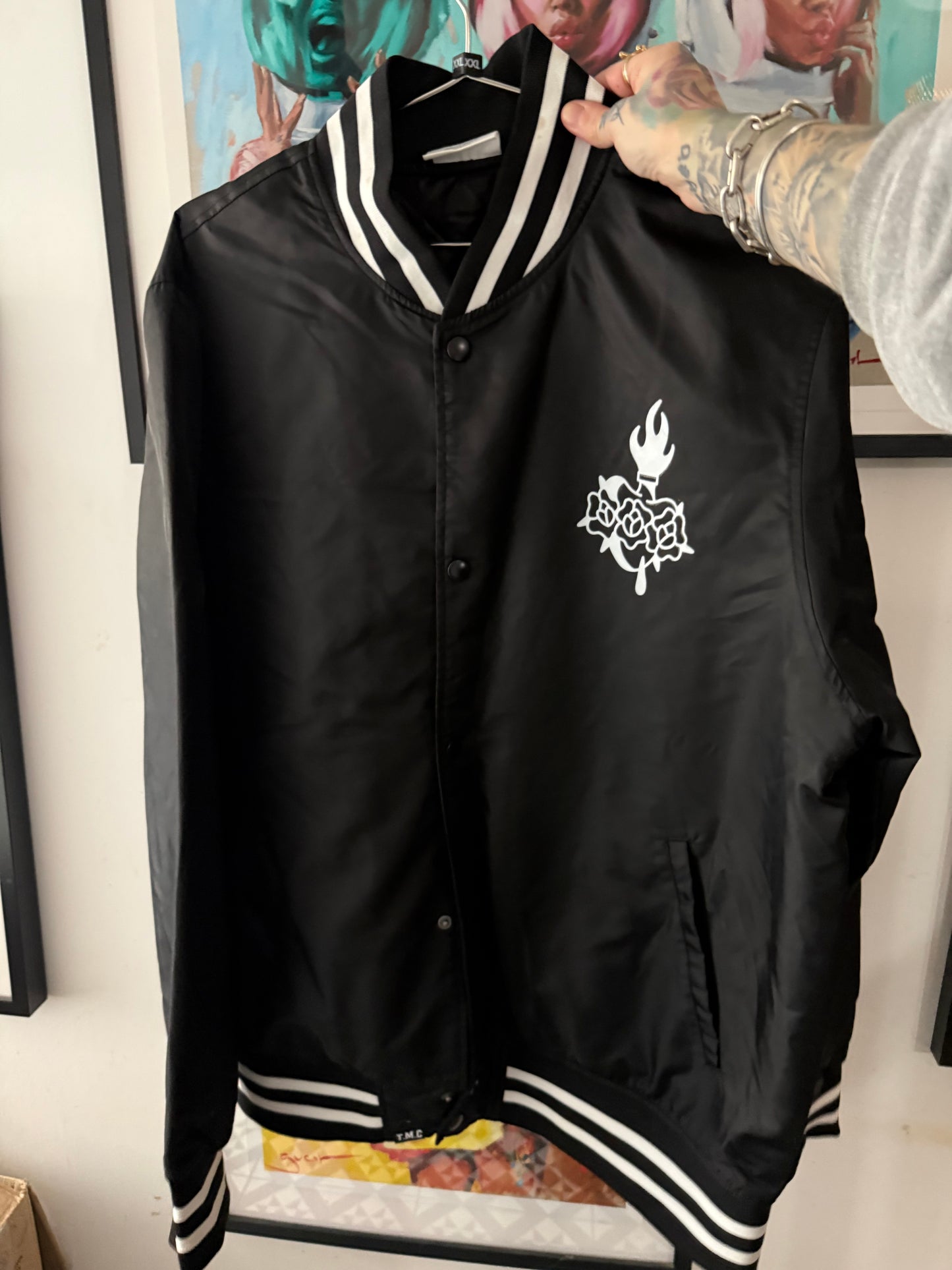 Seconds sale mothers of mayhem bomber jacket