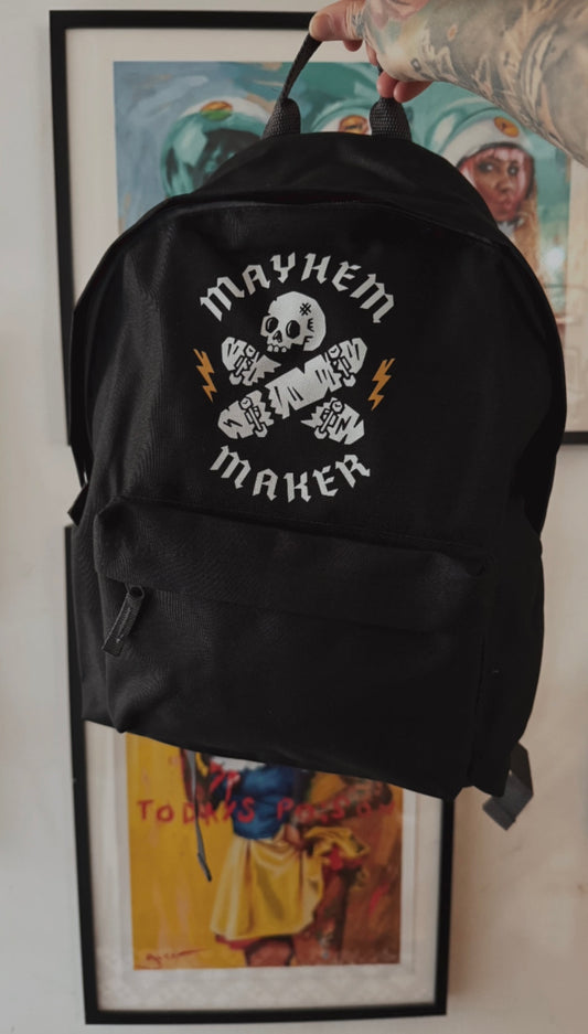 Mayhem Maker Sk8 Bones Kids Backpack