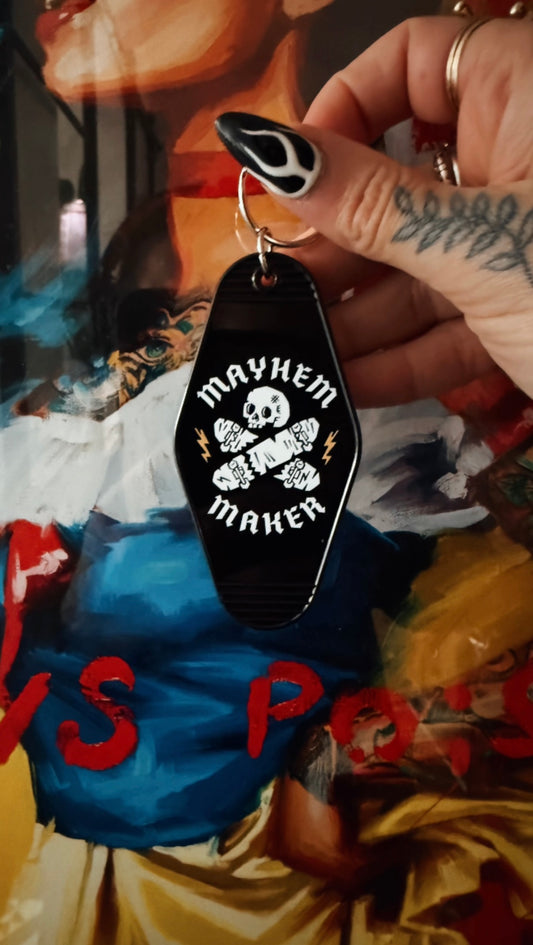 Creators Of Chaos Club Motel Keyring