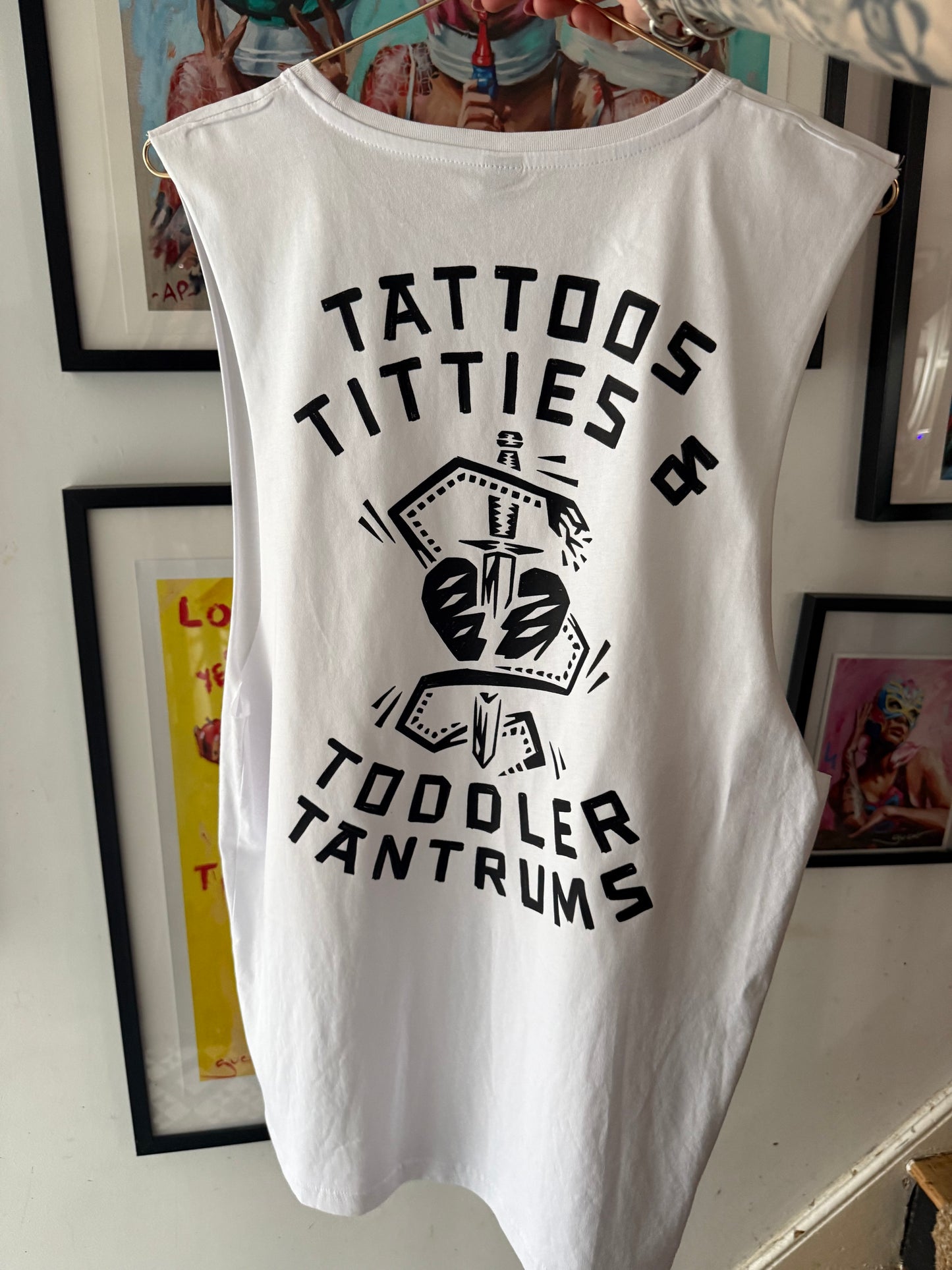 Tattoos, Titties And Toddler Tantrums vest