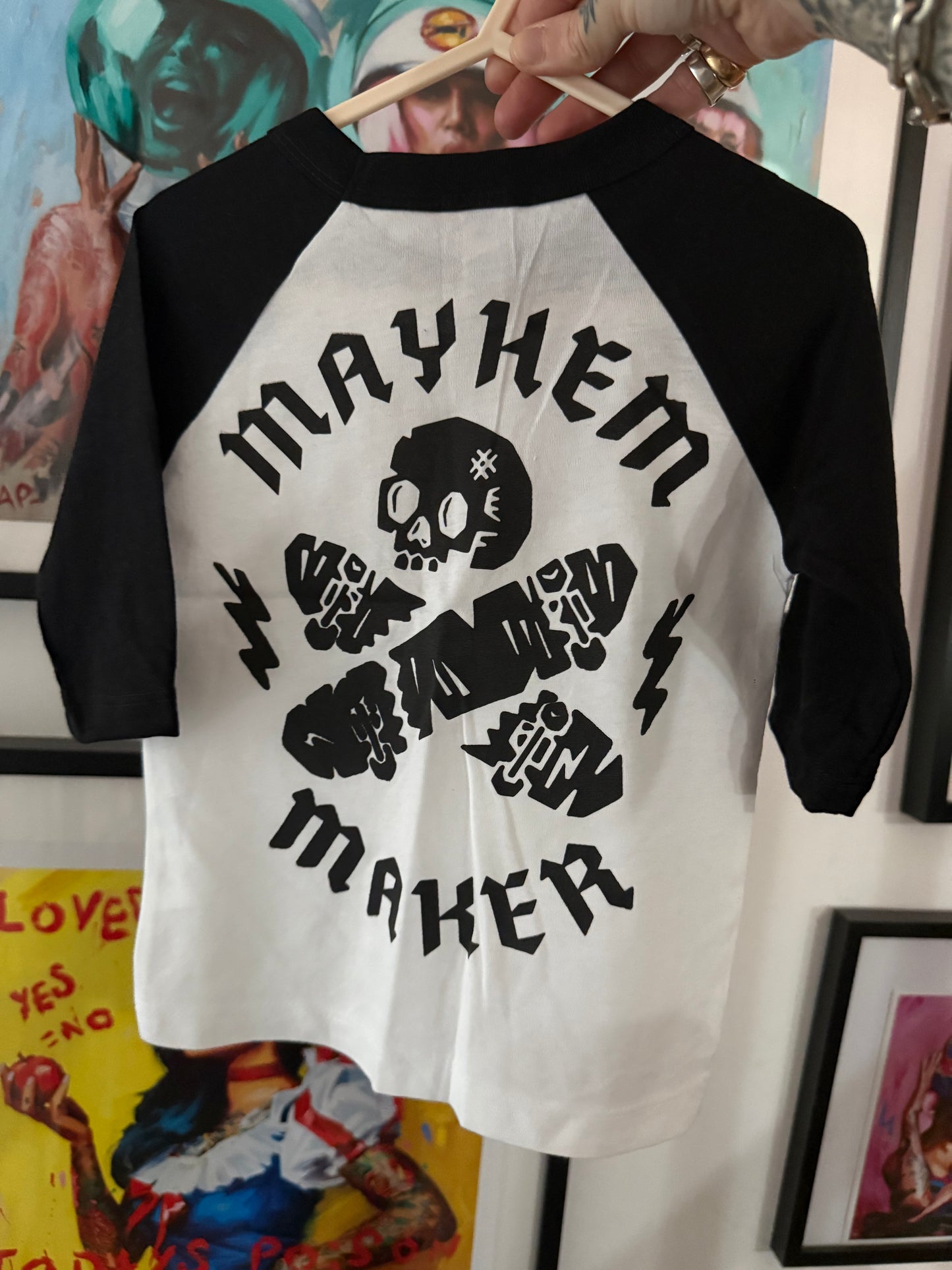 Mayhem maker raglan seconds sale