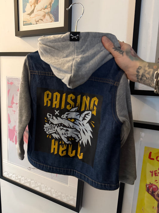 Raising hell Kids Denim jacket