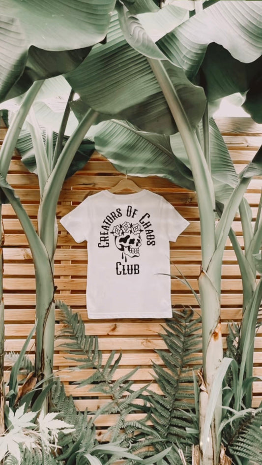 Creators Of Chaos White Tee