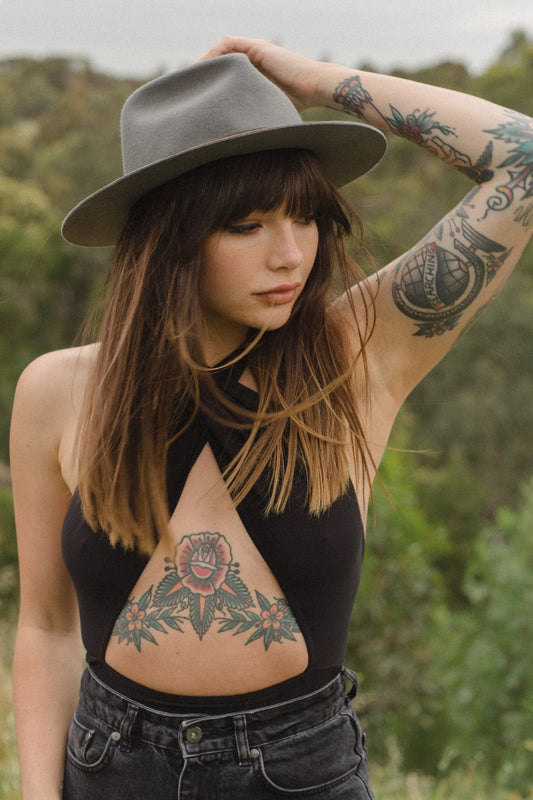 Billy Bones Club The Alpha Grey Fedora